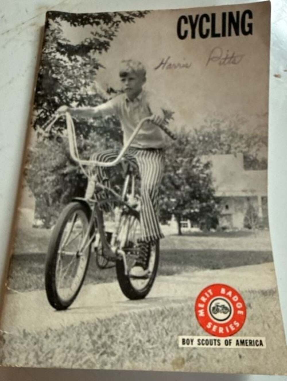 1972 Boy Scouts of America Cycling Merit Badge Book